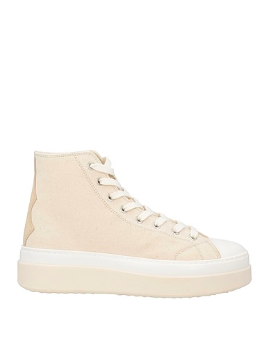 ISABEL MARANT Sneakers Beige 100% Cotton, Soft Leather