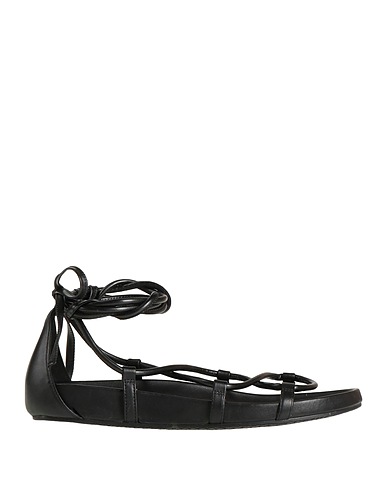 MICHAEL MICHAEL KORS Sandali Nero Pelle, Fibre tessili