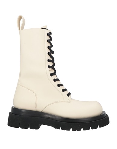BOTTEGA VENETA Stiefelette Cremeweiß Kalbsleder