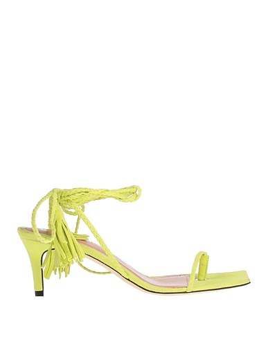 JORGEENAH Flip flops Lime green Leather
