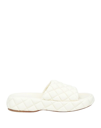 BOTTEGA VENETA Sandals Ivory Leather