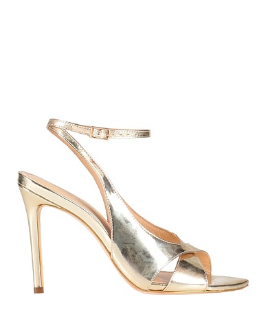 GOLD & ROUGE Sandali Platino Pelle