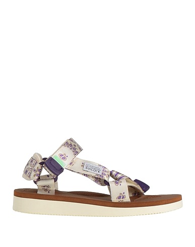 SUICOKE Sandals Ivory Synthetic fibers, Rubber