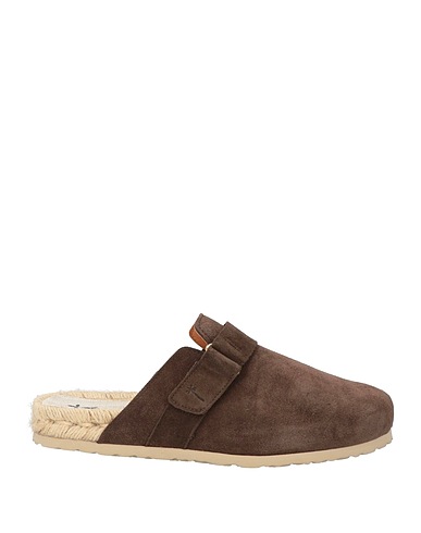 MANEBÍ Mules and clogs Dark brown Leather