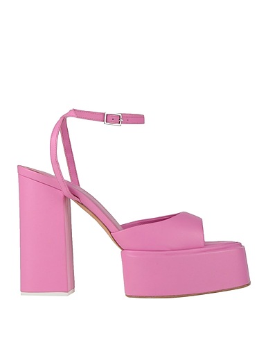 3JUIN Sandals Pink Leather
