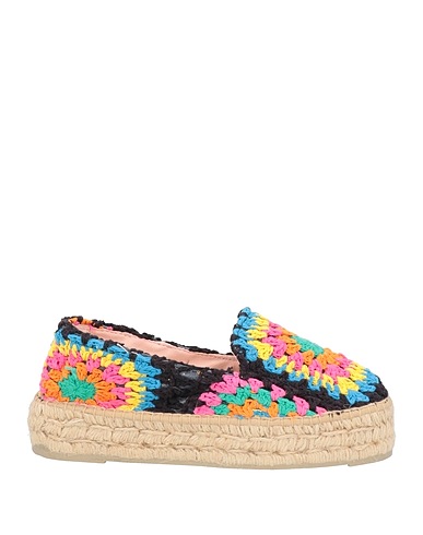 MANEBÍ Espadrilles Black Cotton