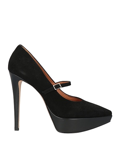 CARRIE LATT Décolleté Nero Pelle