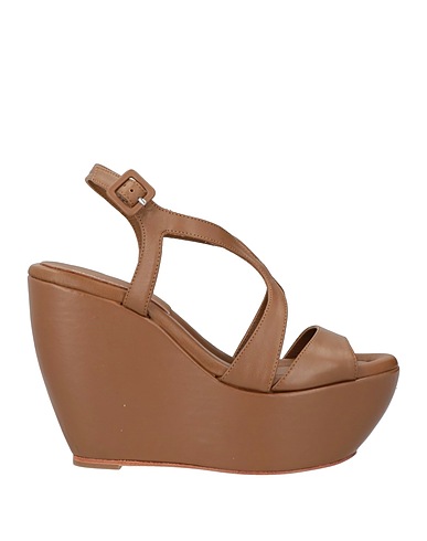 PALOMA BARCELÓ Sandals Camel Leather