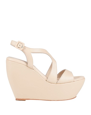 PALOMA BARCELÓ Сандалии Светло-кремовый Кожа