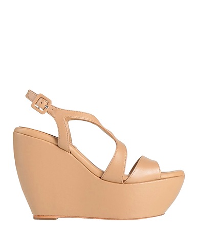 PALOMA BARCELÓ Sandals Light brown Leather