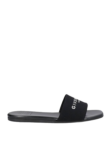 GIVENCHY Sandals Black Textile fibers