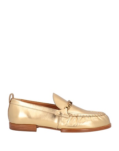 TOD'S Mokassins Platin Leder