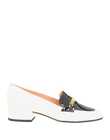 BALLY Loafers Cream Soft Leather