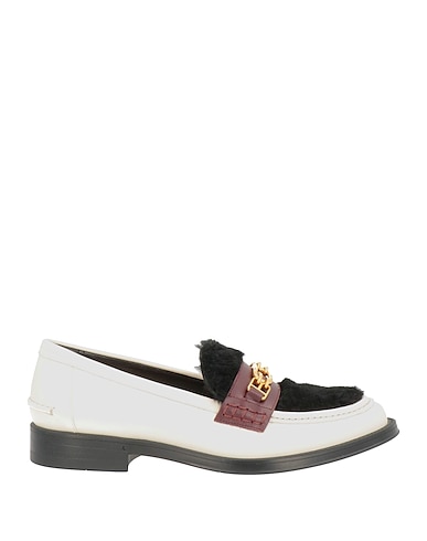 BALLY Loafers Cream Calfskin