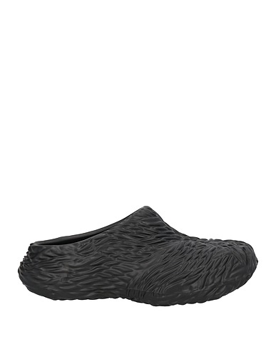 EMPORIO ARMANI Mules and clogs Black Rubber