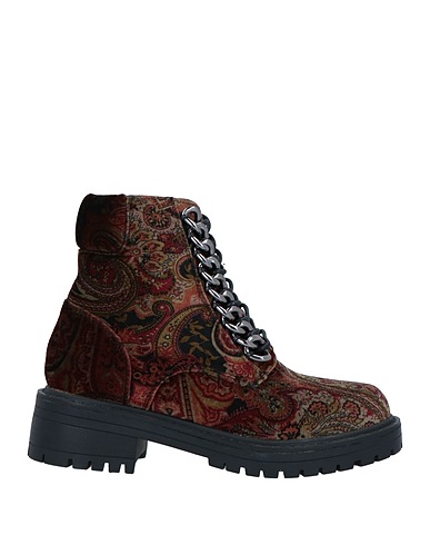 ALMA EN PENA. Ankle boot Khaki Textile fibers