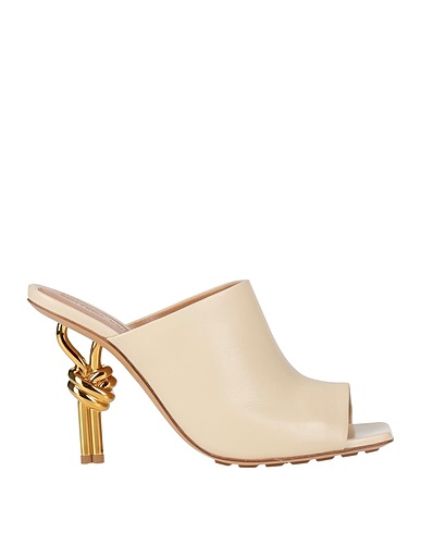 BOTTEGA VENETA Sandals Ivory Soft Leather