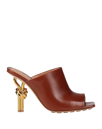 BOTTEGA VENETA Sandals Brown Soft Leather