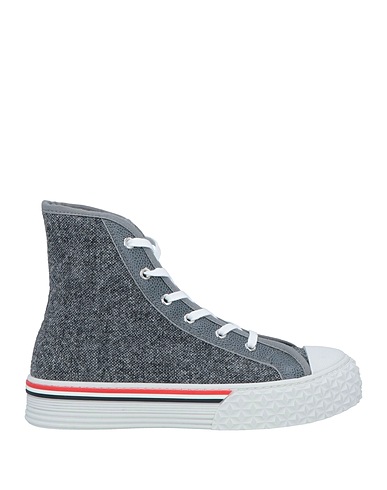 THOM BROWNE スニーカー グレー 紡績繊維 / 革