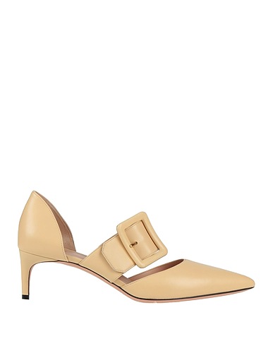 BALLY Pump Beige Sheepskin, Textile fibers
