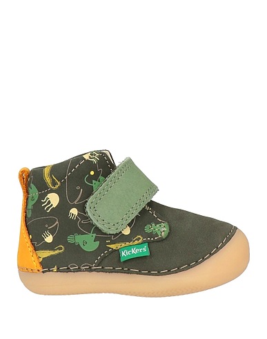KICKERS ショートブーツ ミリタリーグリーン 革（なめし加工）