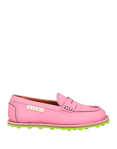MARNI Loafers Pink Soft Leather