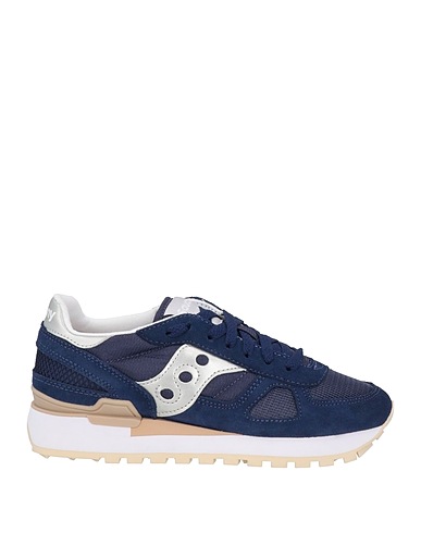 SAUCONY Sneakers Midnight blue Leather, Textile fibres