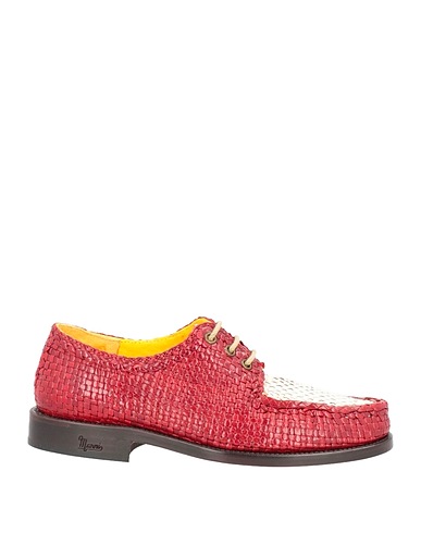 MARNI Laced shoes Brick Soft Leather