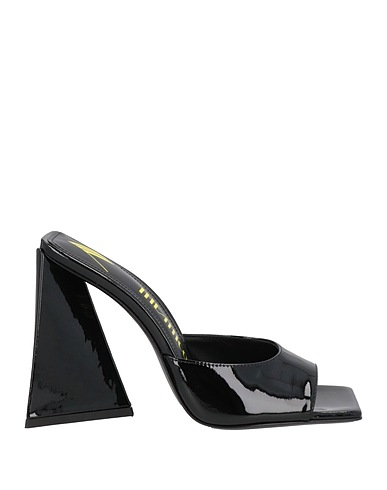 THE ATTICO Sandals Black Soft Leather