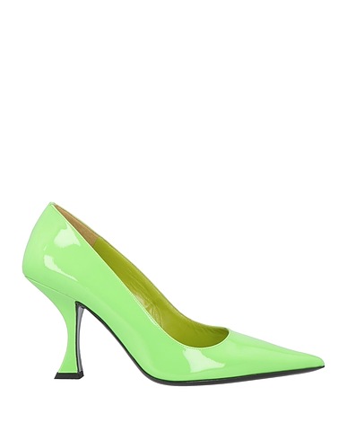 BY FAR Pump Green Soft Leather