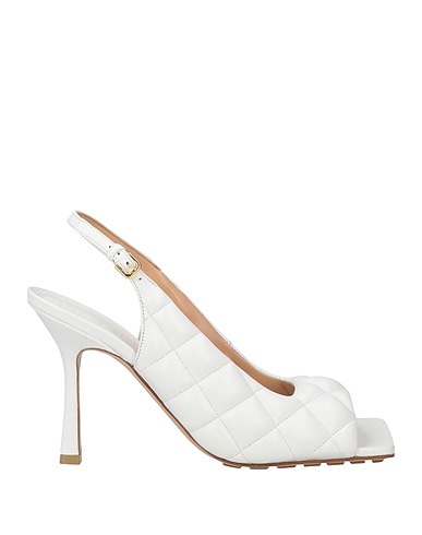 BOTTEGA VENETA Sandals White Soft Leather