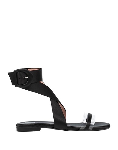 ISLO ISABELLA LORUSSO Sandals Black Textile fibers, Rubber