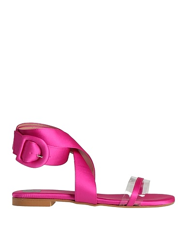 ISLO ISABELLA LORUSSO Sandali Fucsia Fibre tessili, Gomma