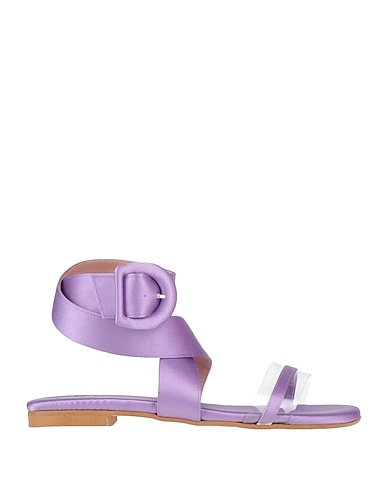ISLO ISABELLA LORUSSO Sandali LILLA Fibre tessili, Gomma