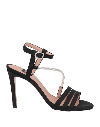ISLO ISABELLA LORUSSO Sandals Black Textile fibres