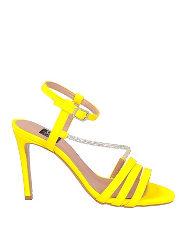 ISLO ISABELLA LORUSSO Sandals Yellow Textile fibers