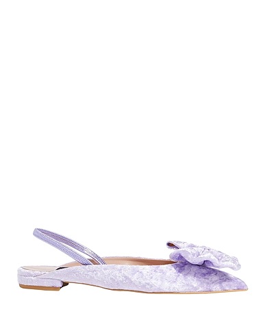 ISLO ISABELLA LORUSSO Ballet flats Mauve Textile fibres