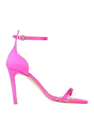 ISLO ISABELLA LORUSSO Sandali Fucsia Fibre tessili, Plastica
