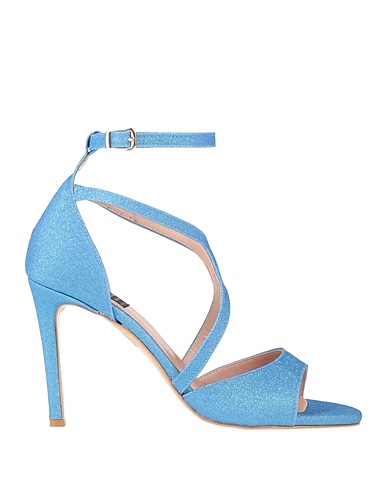 ISLO ISABELLA LORUSSO Sandals Azure Textile fibres