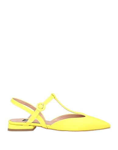 ISLO ISABELLA LORUSSO Ballet flats Yellow Textile fibers