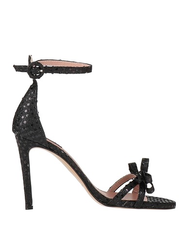 ISLO ISABELLA LORUSSO Sandals Black Textile fibres