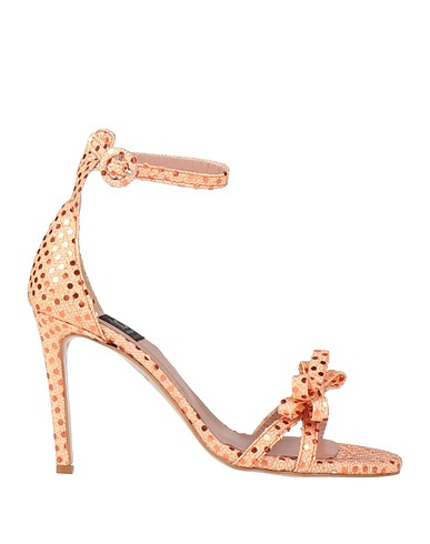 ISLO ISABELLA LORUSSO Sandals Apricot Textile fibres