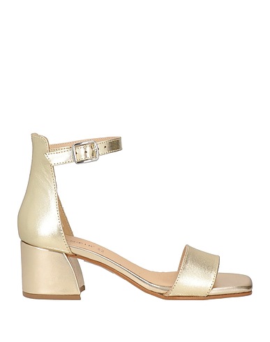 CAFèNOIR Sandals Gold Soft Leather