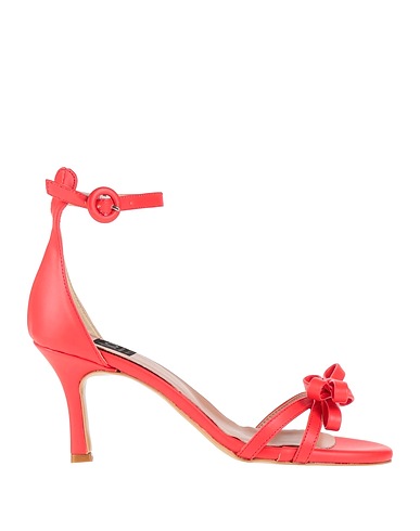 ISLO ISABELLA LORUSSO Sandals Tomato red Textile fibres