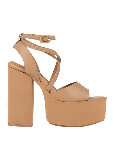 PALOMA BARCELÓ Sandals Camel Soft Leather