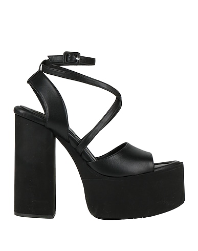 PALOMA BARCELÓ Sandals Black Soft Leather