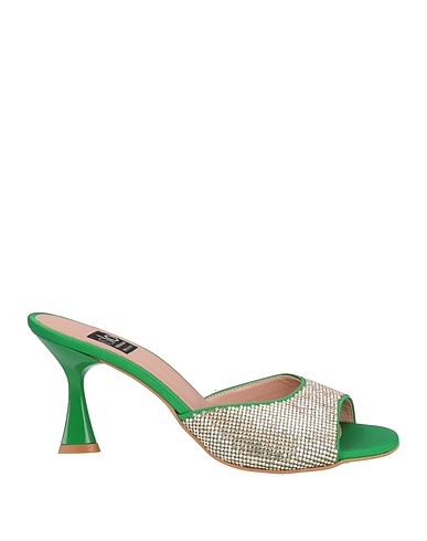 ISLO ISABELLA LORUSSO Sandali Verde Fibre tessili