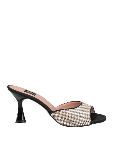 ISLO ISABELLA LORUSSO Sandali Nero Fibre tessili