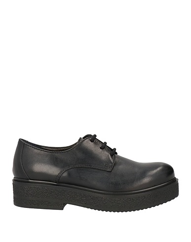NORA BLACK Stringate Nero Pelle