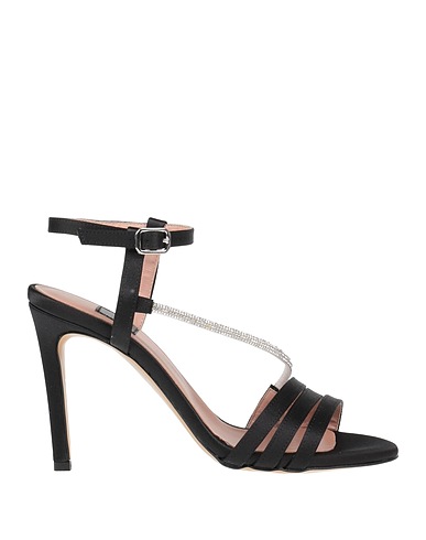 ISLO ISABELLA LORUSSO Sandals Black Textile fibers